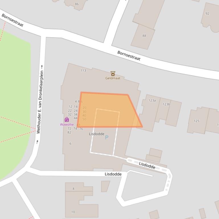 Kaart van postcodegebied 7601VA.