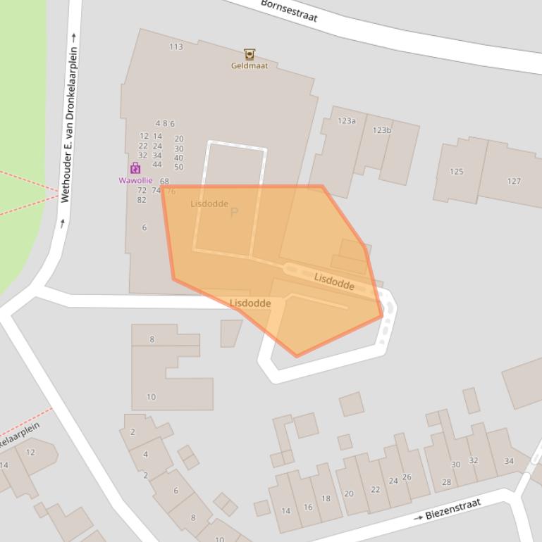 Kaart van postcodegebied 7601VB.