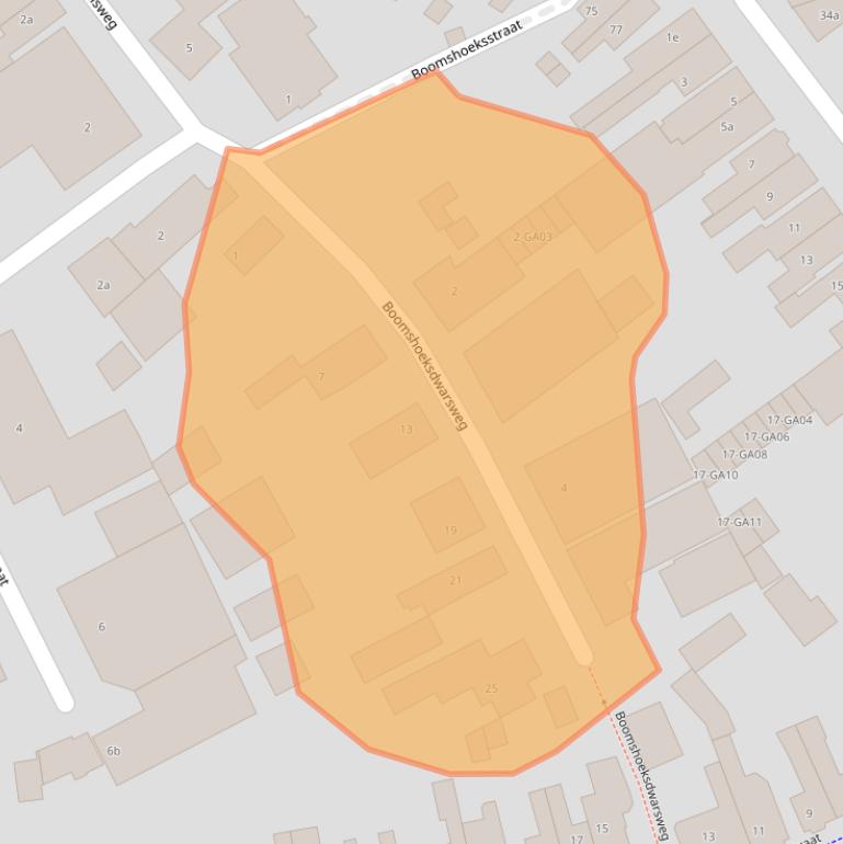 Kaart van postcodegebied 7601VH.