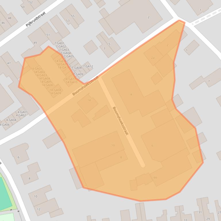 Kaart van postcodegebied 7601VJ.