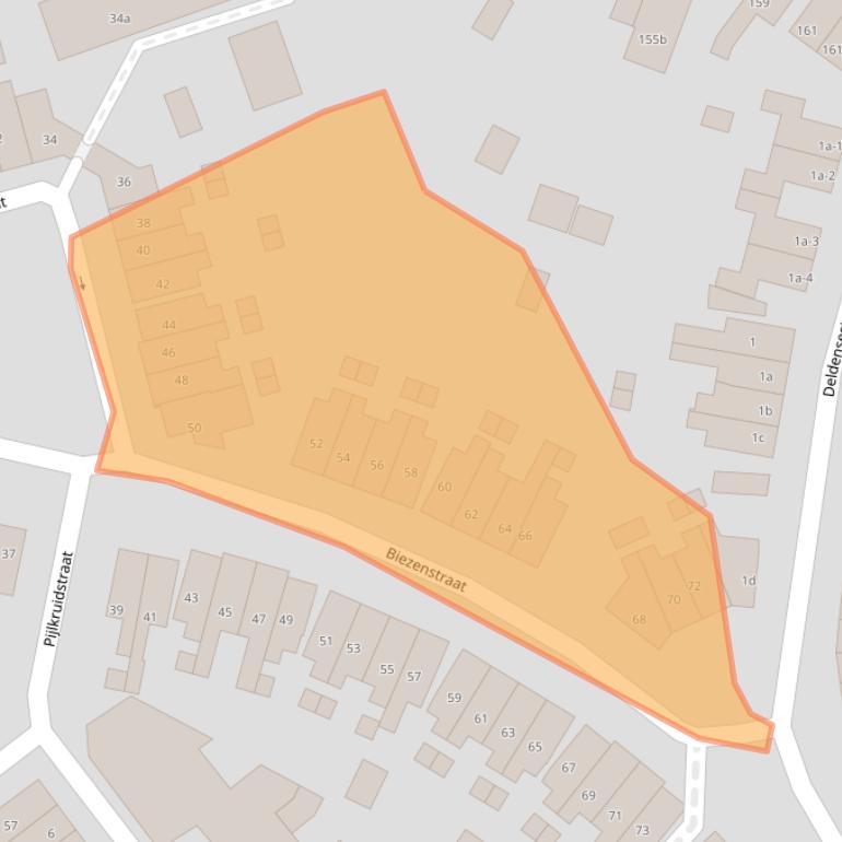 Kaart van postcodegebied 7601VS.
