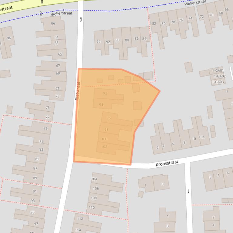 Kaart van postcodegebied 7601XM.