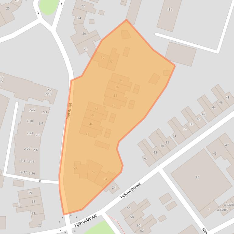 Kaart van postcodegebied 7601XP.