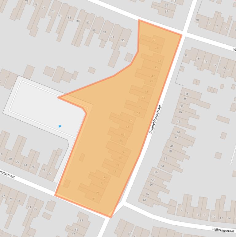 Kaart van postcodegebied 7601XX.