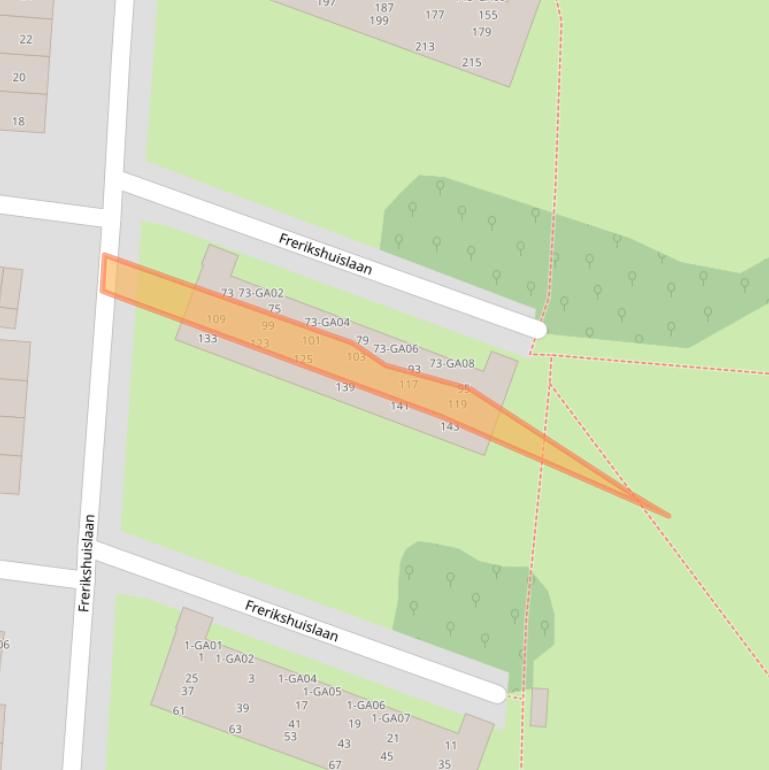 Kaart van postcodegebied 7602BC.