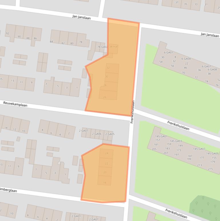 Kaart van postcodegebied 7602BH.