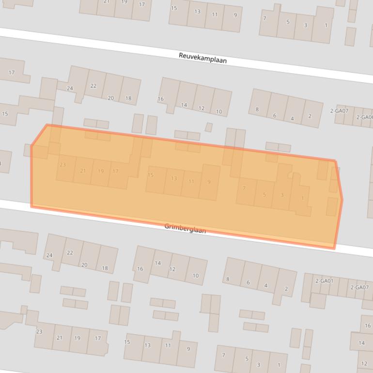 Kaart van postcodegebied 7602BL.