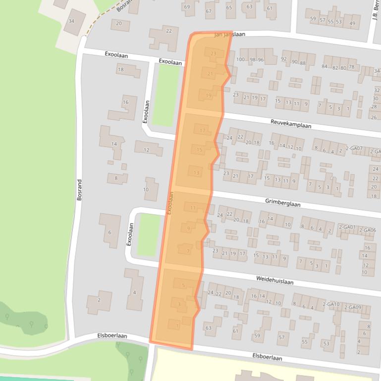 Kaart van postcodegebied 7602BR.