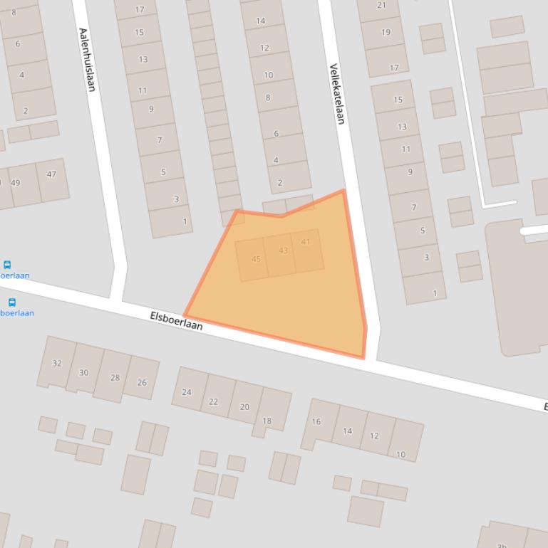 Kaart van postcodegebied 7602BT.