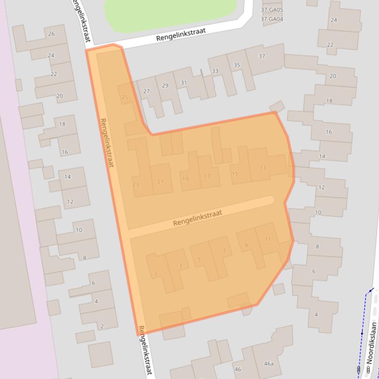 Kaart van postcodegebied 7602CK.