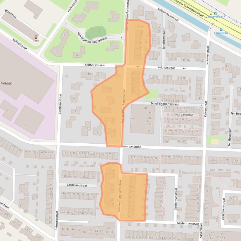 Kaart van postcodegebied 7602DG.