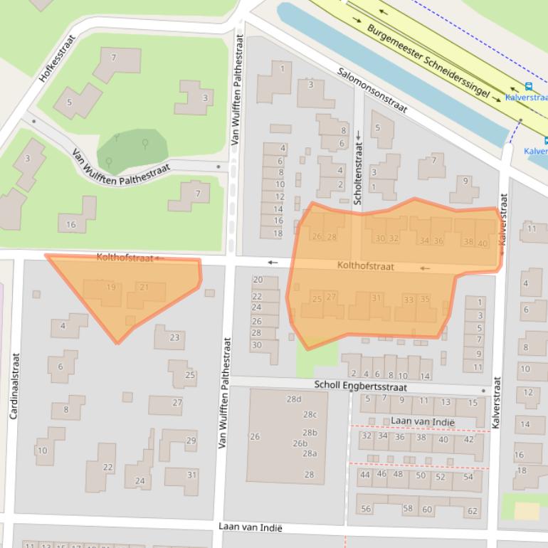Kaart van postcodegebied 7602DL.