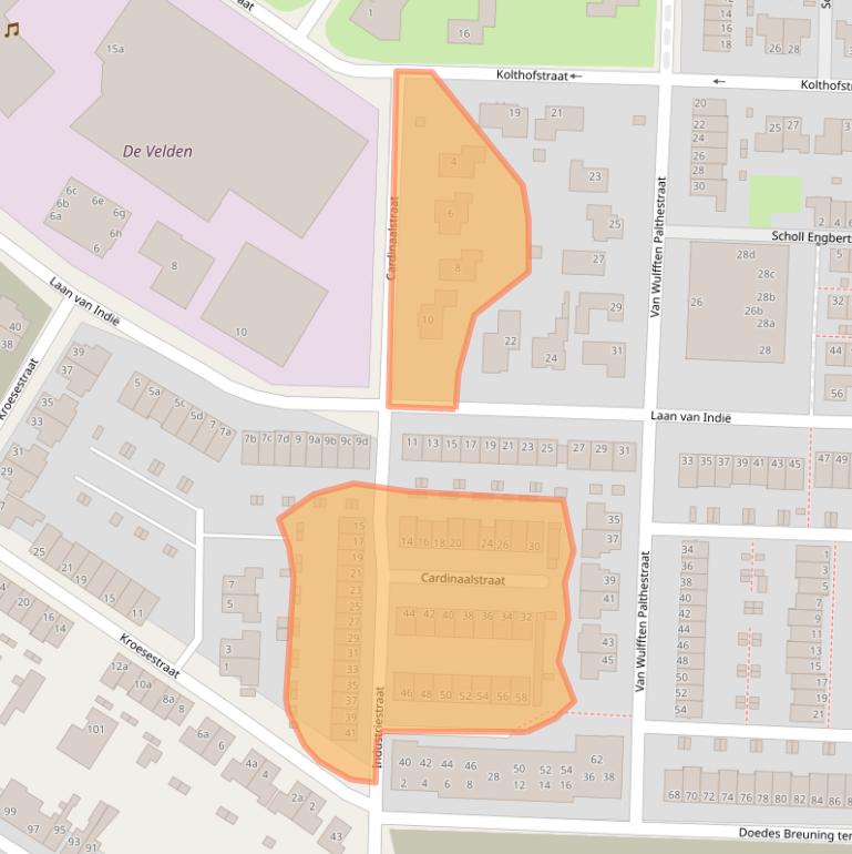 Kaart van postcodegebied 7602DS.