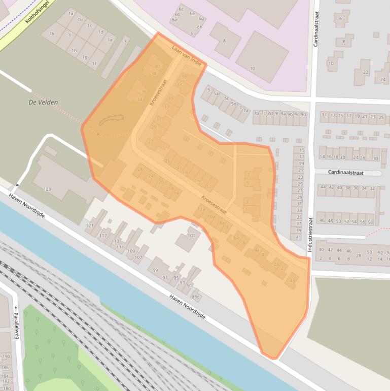 Kaart van postcodegebied 7602EJ.