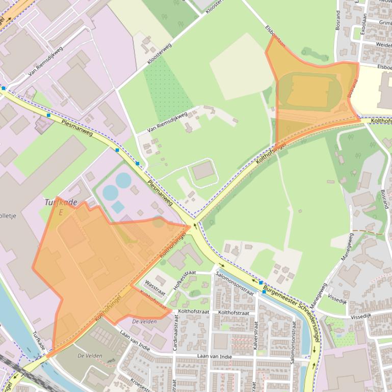 Kaart van postcodegebied 7602EM.