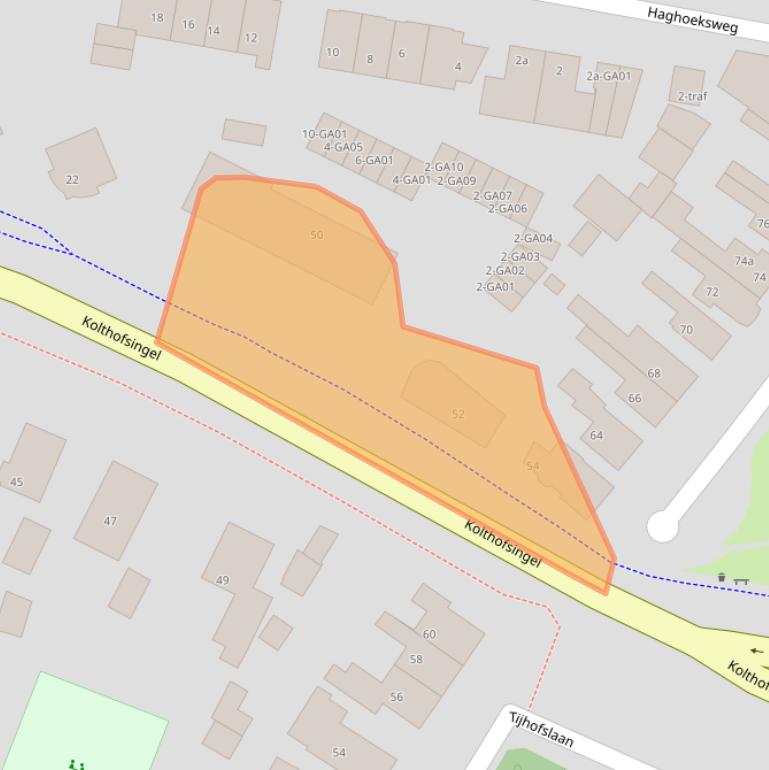 Kaart van postcodegebied 7602EP.