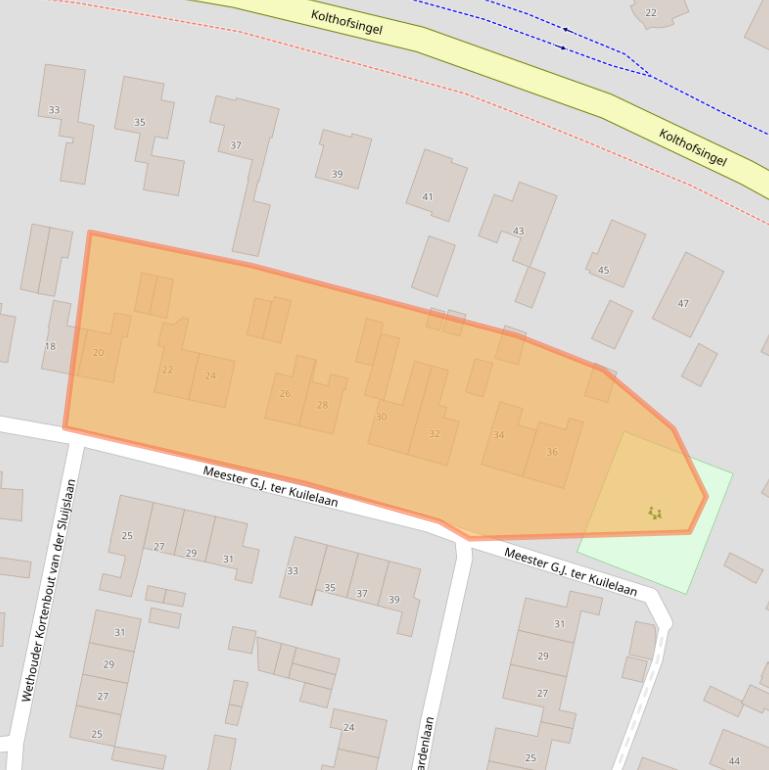 Kaart van postcodegebied 7602EV.