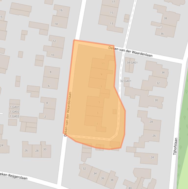 Kaart van postcodegebied 7602GK.