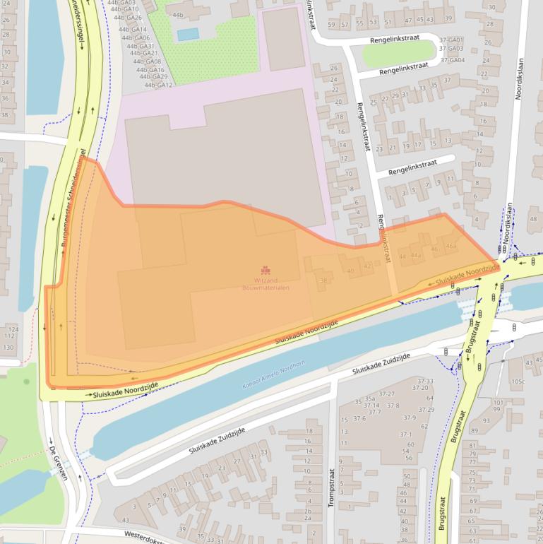 Kaart van postcodegebied 7602HR.