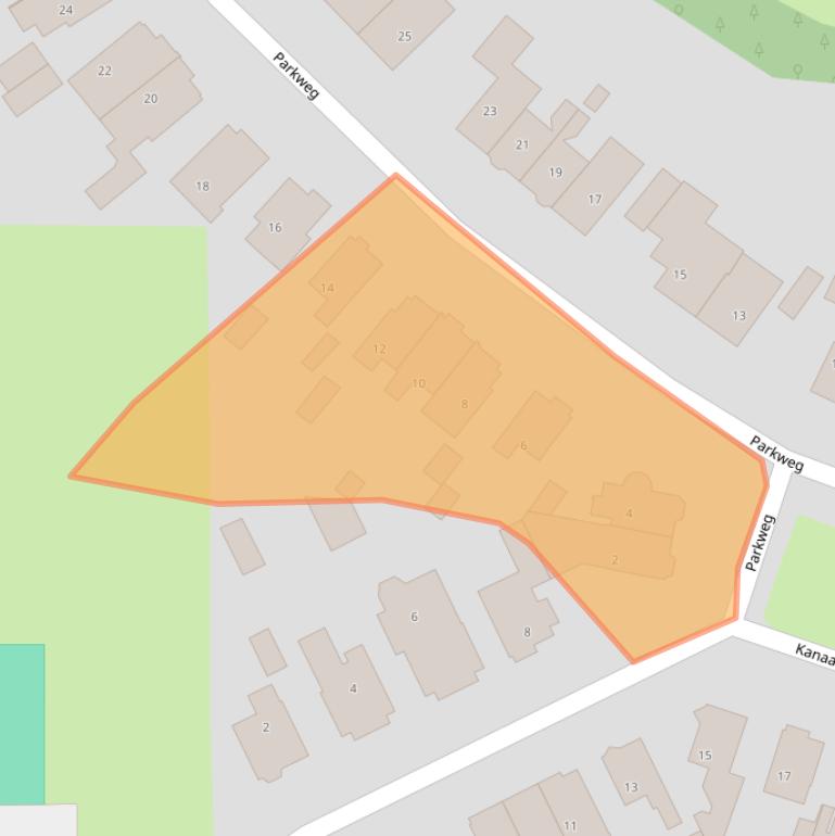 Kaart van postcodegebied 7602JG.