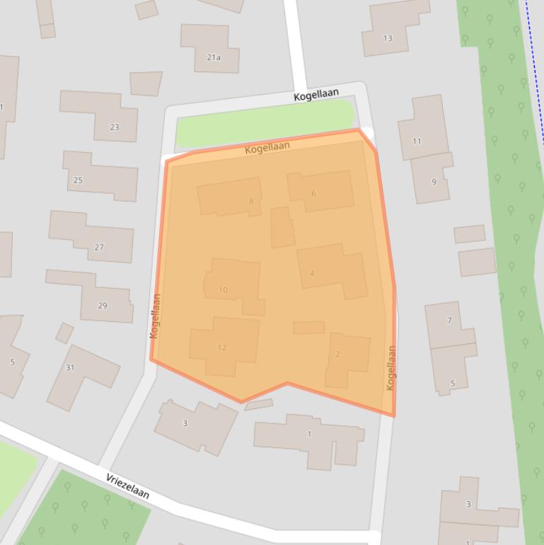 Kaart van postcodegebied 7602JL.