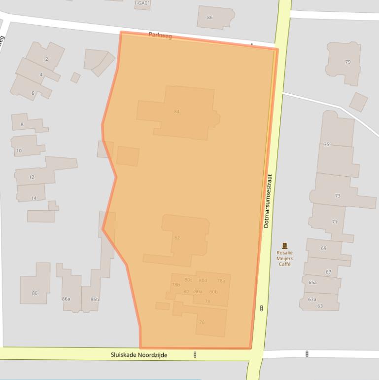 Kaart van postcodegebied 7602JM.