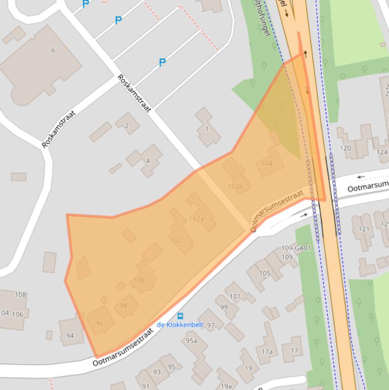 Kaart van postcodegebied 7602JP.