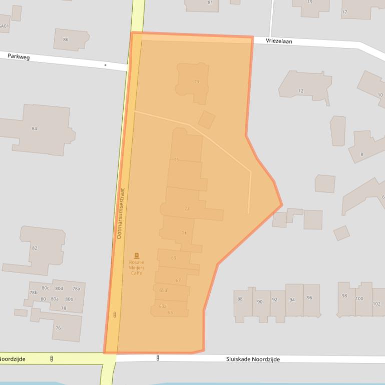 Kaart van postcodegebied 7602JR.