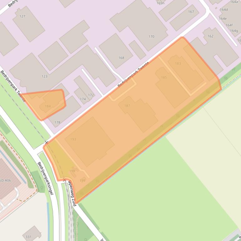 Kaart van postcodegebied 7602KG.