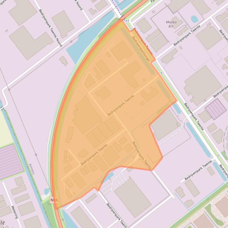 Kaart van postcodegebied 7602KM.
