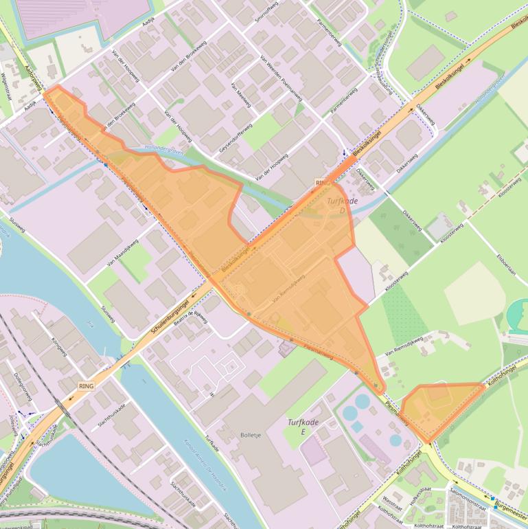 Kaart van postcodegebied 7602PD.