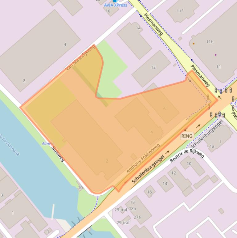 Kaart van postcodegebied 7602PK.