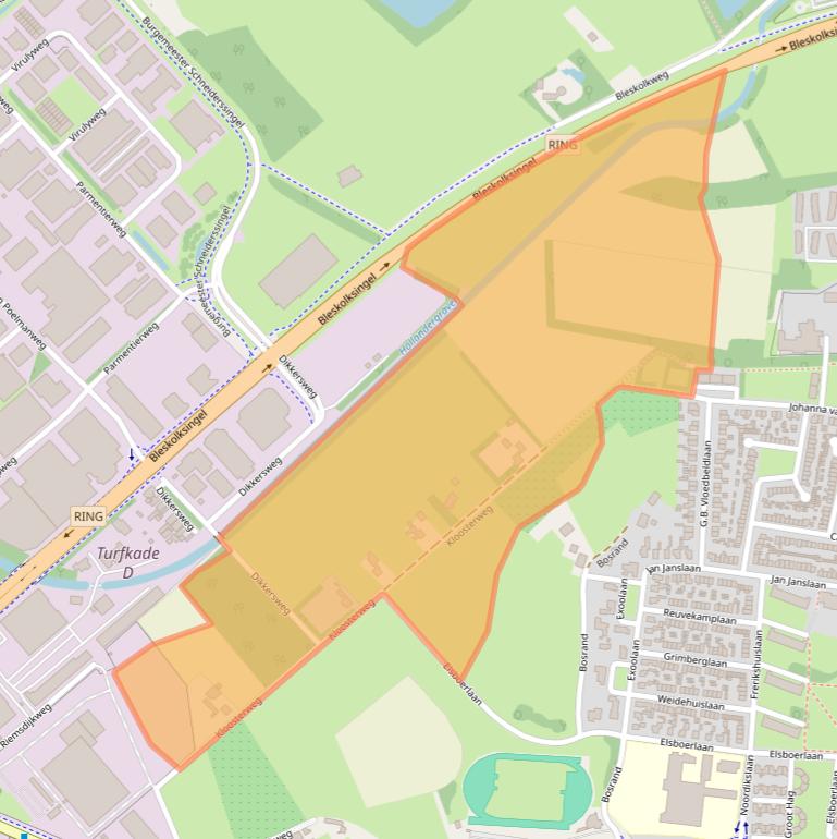 Kaart van postcodegebied 7602PM.