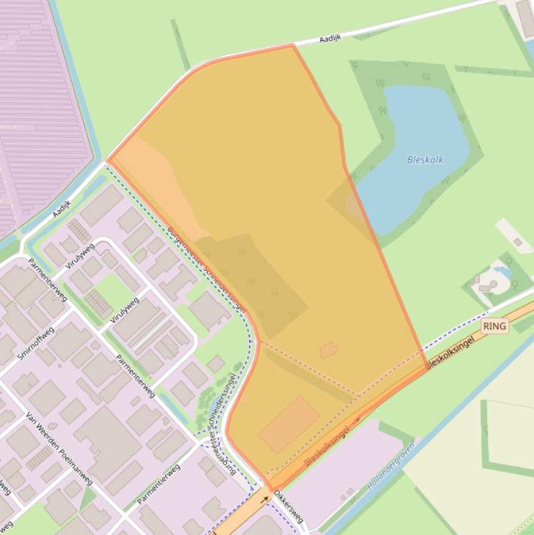 Kaart van postcodegebied 7602RK.