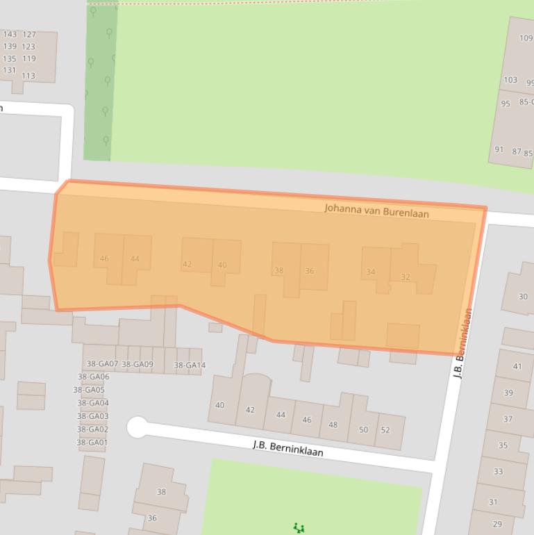 Kaart van postcodegebied 7602TP.