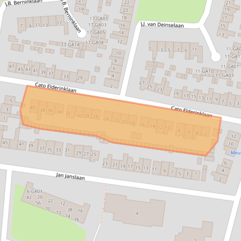 Kaart van postcodegebied 7602VN.