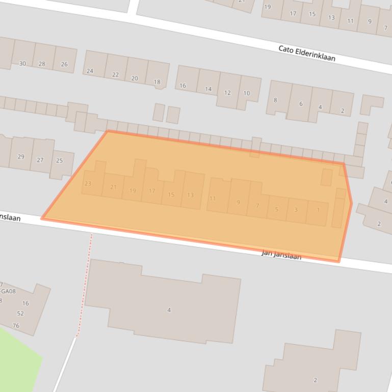 Kaart van postcodegebied 7602VZ.