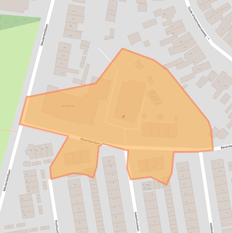 Kaart van postcodegebied 7602XR.
