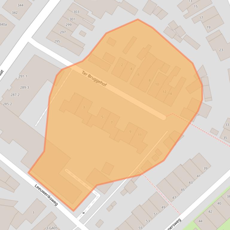 Kaart van postcodegebied 7603AZ.