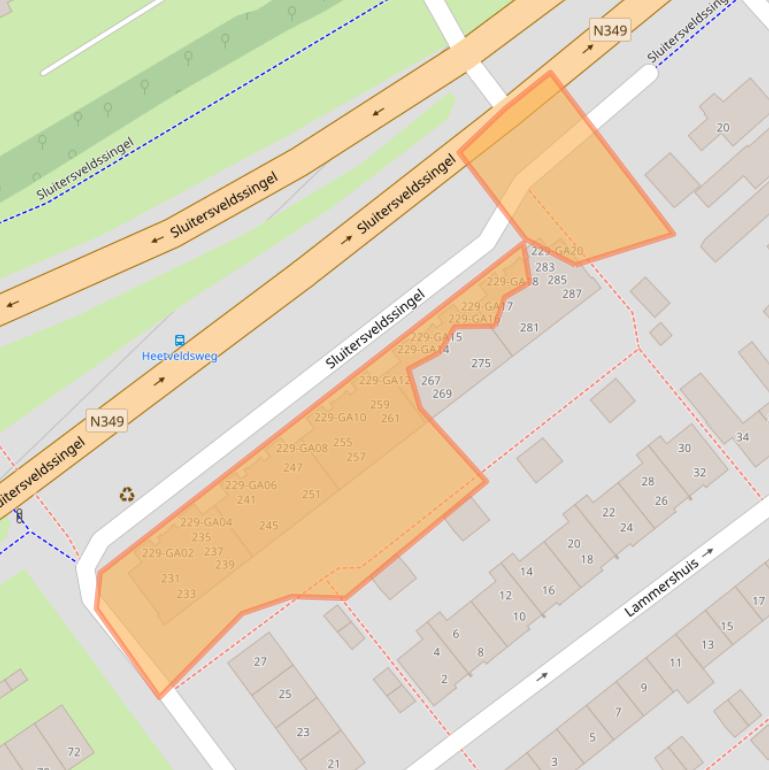 Kaart van postcodegebied 7603BR.