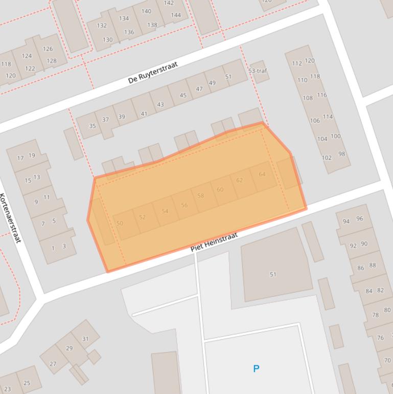 Kaart van postcodegebied 7603CE.