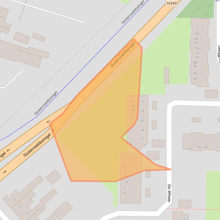 Kaart van postcodegebied 7603DB.