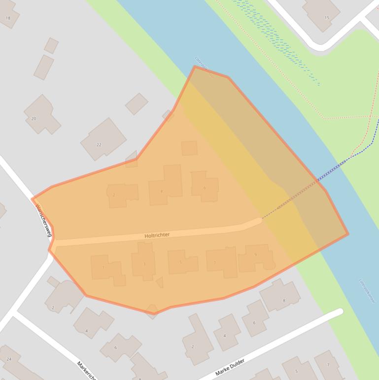 Kaart van postcodegebied 7603GC.