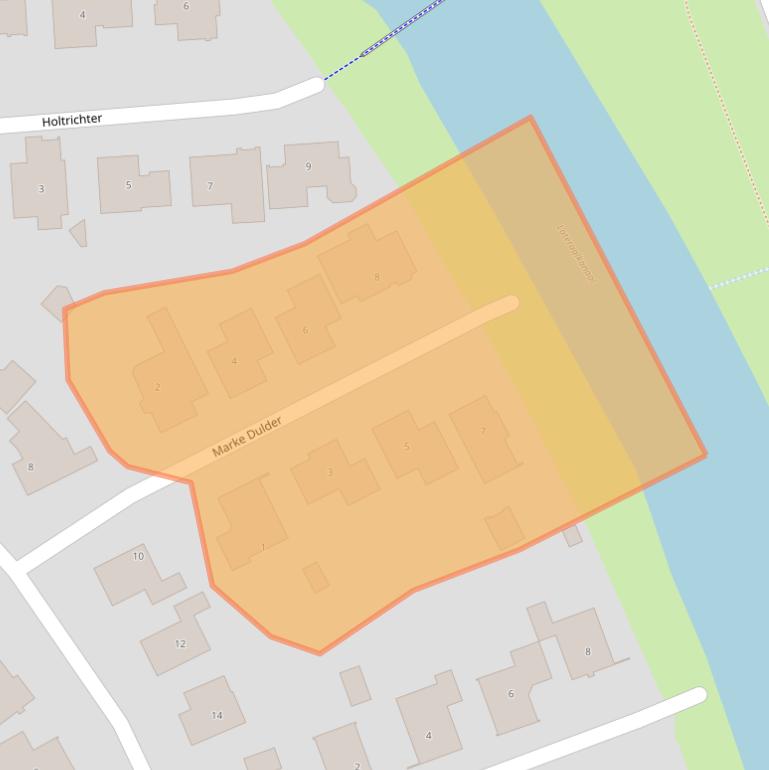 Kaart van postcodegebied 7603GD.