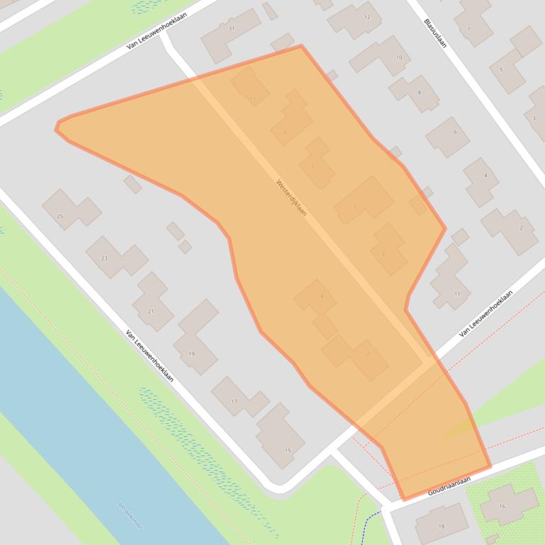 Kaart van postcodegebied 7603LB.