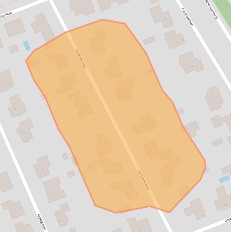 Kaart van postcodegebied 7603MJ.