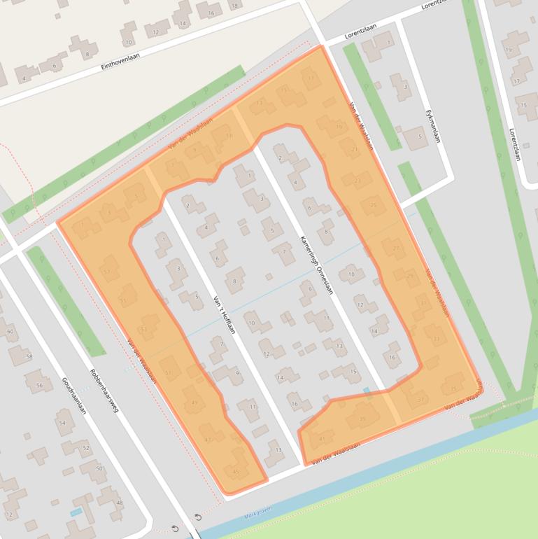 Kaart van postcodegebied 7603MP.