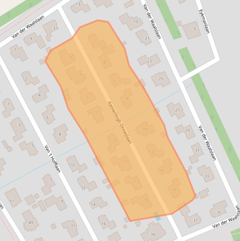 Kaart van postcodegebied 7603MS.