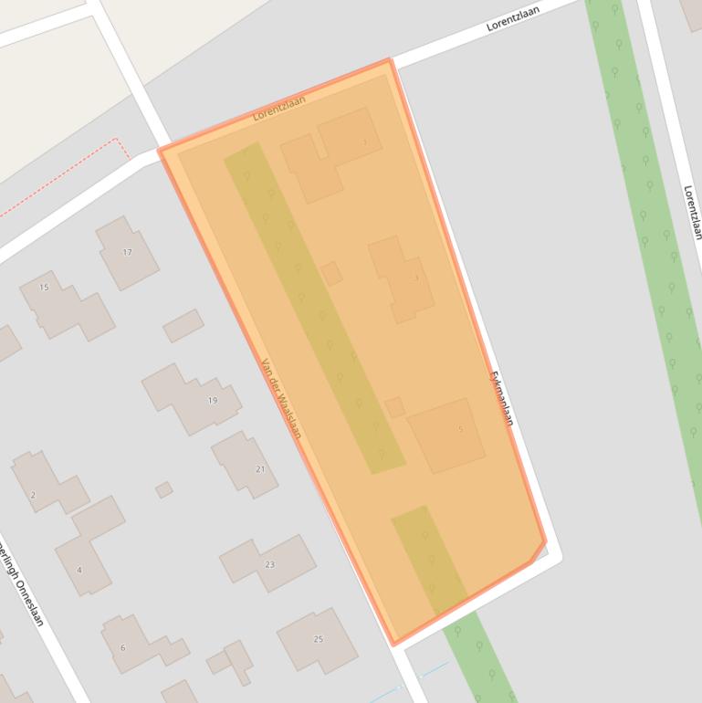 Kaart van postcodegebied 7603MT.