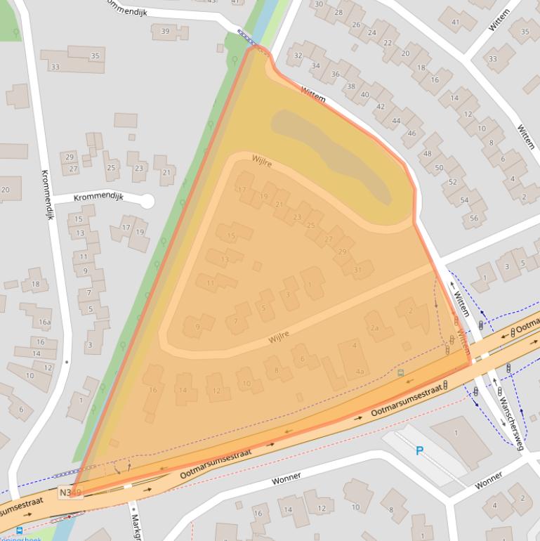 Kaart van postcodegebied 7603NG.